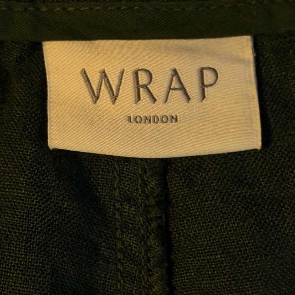 Wrap London Green Ankle Pants - Picture 4 of 5